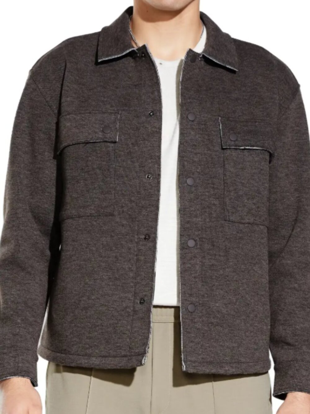 Boxy Crop Shirt Jacket by Civil Society
